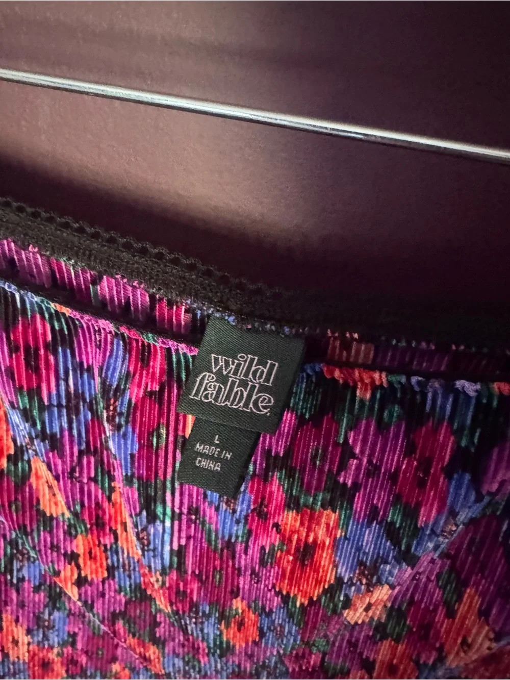 wild fable Purple Multi Floral Mini Skirt
